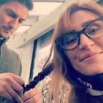 Jessica Harmon Instagram - Daniel decided he wants to braid another actors hair in 20A. I agreed but it meant practicing on me… what are our thoughts? To braid or not to braid?