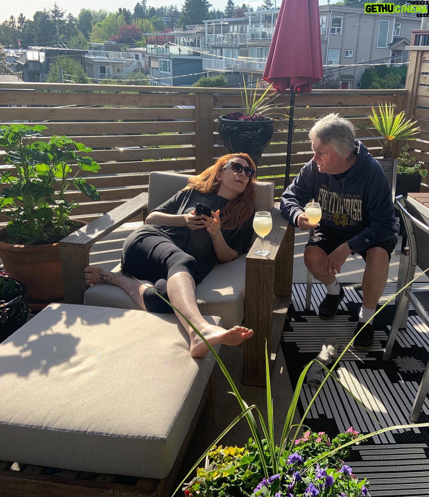 Jessica Harmon Instagram - Prep on prep on prep.. #daddaughterdirecting oh and his socks say fuck off, my sentiments exactly