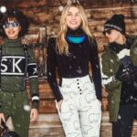 Jessica Hart Instagram - I shot this campaign two weeks after I found out I was pregnant (I was like 7 weeks pregnant) and we discovered Covid was a thing during the shoot. - I thought I was going to get stuck in Switzerland, I was on the last flight allowed back in the states! It was a crazy time but this was so much FUN! The most epic team and I love the peeps behind this brand so much 🖤 #Ateam @perfectmomentsports