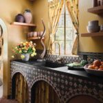 Jessica Hart Instagram - My kitchen is definitely one of my favourite places in the house. I was so set on having arches, luckily James could draw them into our kitchen design and make them work. (The third arch in the bottom right hand crn of this image is our dishwasher) I think they’re such a nice touch of character and Diana Mauser of Native Tile really helped us bring them to life. She was so patient with us as Carlos and I picked out the colour scheme and we couldn’t be happier with the end result!! Thank you Diana 🙌🏼 @nativetile