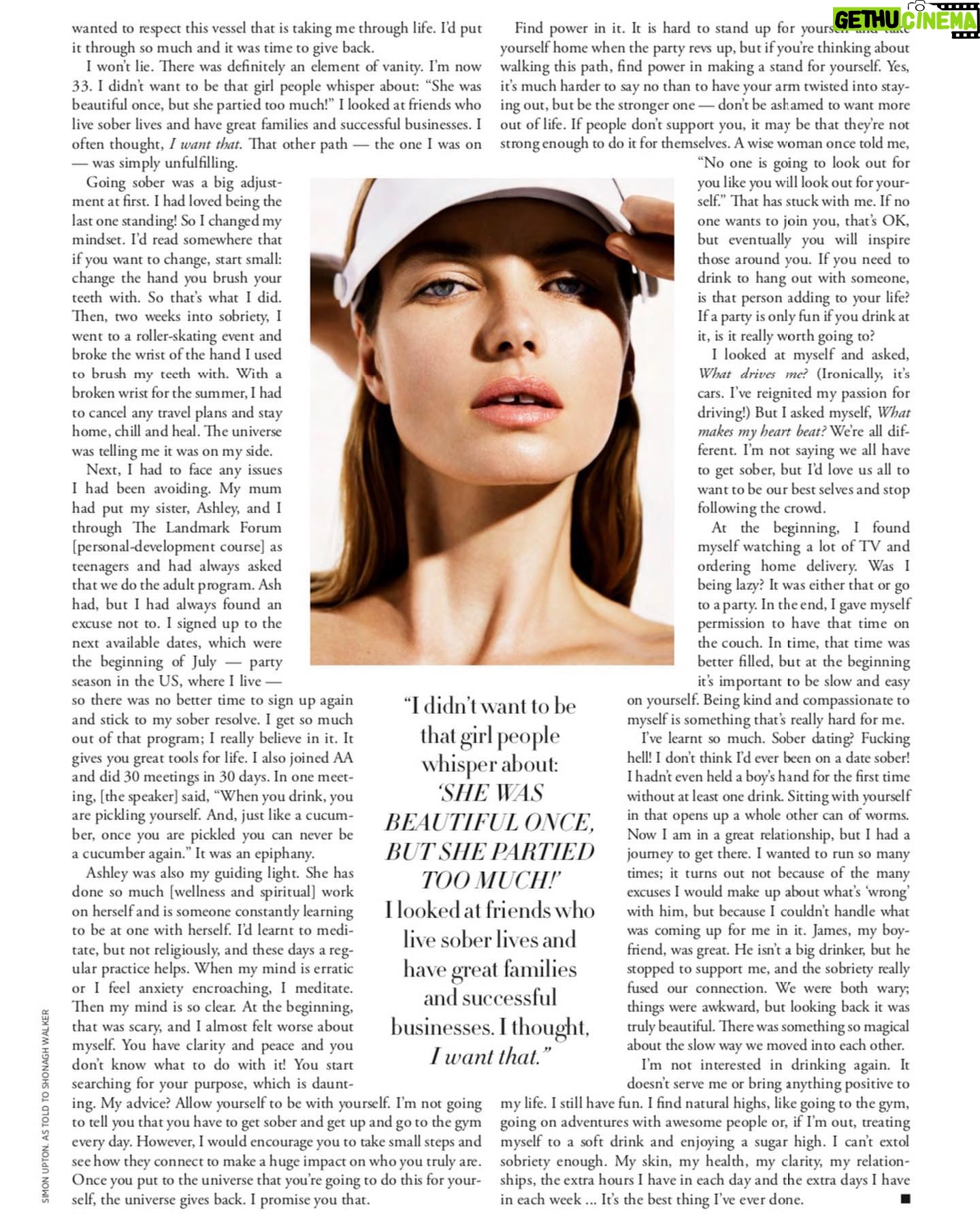 Jessica Hart Instagram - Does this mean I can add “writer” to my repertoire? - check out the article I wrote in this months @bazaaraustralia ✌🏼🖤 #linkinbio