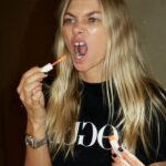 Jessica Hart Instagram - Obsessed with neon lipstick 💄 ... 📸; @derekkettela