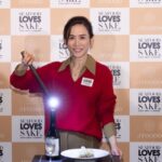 Jessica Hester Hsuan Instagram - It was a pleasure of being a part of the 5th Anniversary SEAFOOD LOVES SAKE. This interesting campaign is about pairing Cantonese Seafood Cuisine with Japanese Sake. I pulled off a cool magic trick, turning a regular Cantonese seafood dish into something more sophisticated! You should totally give Cantonese seafood and Japanese sake pairing a shot to enjoy a more refined dining experience. Can't wait for my next trip to Japan—I'm curious about what awesome surprises are waiting for me! #SEAFOODLOVESSAKE #廣東菜 #日本清酒 #廣東海鮮 #清酒 #JFOODO #品味嚐鮮活動 #新派配搭嘗盡知味 #cantoneseseafoodcuisine #seafood #japanesesake #sake #japan #ToryBurchHK @toryburch @jimmychoo #jimmychoo