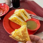 Jessica Hester Hsuan Instagram - Treated myself with cheese toast kaya, Barley water and two eggs for tea. Looked across the table and saw a couple sharing the same amount…..🤪 Of course I finished everything! And on the way back, I could not resist the chicken rice……🐽. Live and eat like there is no tomorrow!