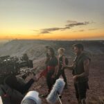 Jessica McNamee Instagram – On this day 2 years ago 🤯 we landed on a mountain top in the middle of Coober Pedy in search of Raiden’s Temple. It was as dusty and hot and fly ridden as it looks… and so fricken cool!