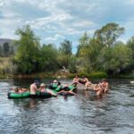 Jessica McNamee Instagram - We went camping. Apart from the dust and the fire ants and the heatwave and the part where we ran out of water… it was overall excellent due to this beautiful river and this rad group of weirdos and the 🍄