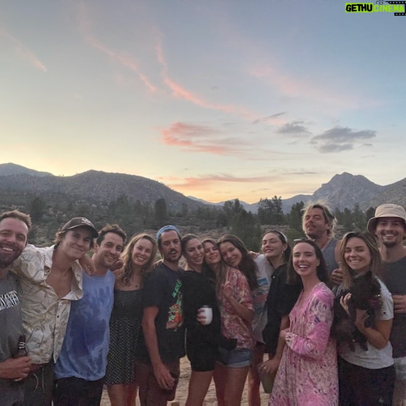 Jessica McNamee Instagram - We went camping. Apart from the dust and the fire ants and the heatwave and the part where we ran out of water… it was overall excellent due to this beautiful river and this rad group of weirdos and the 🍄