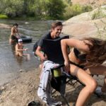 Jessica McNamee Instagram - We went camping. Apart from the dust and the fire ants and the heatwave and the part where we ran out of water… it was overall excellent due to this beautiful river and this rad group of weirdos and the 🍄