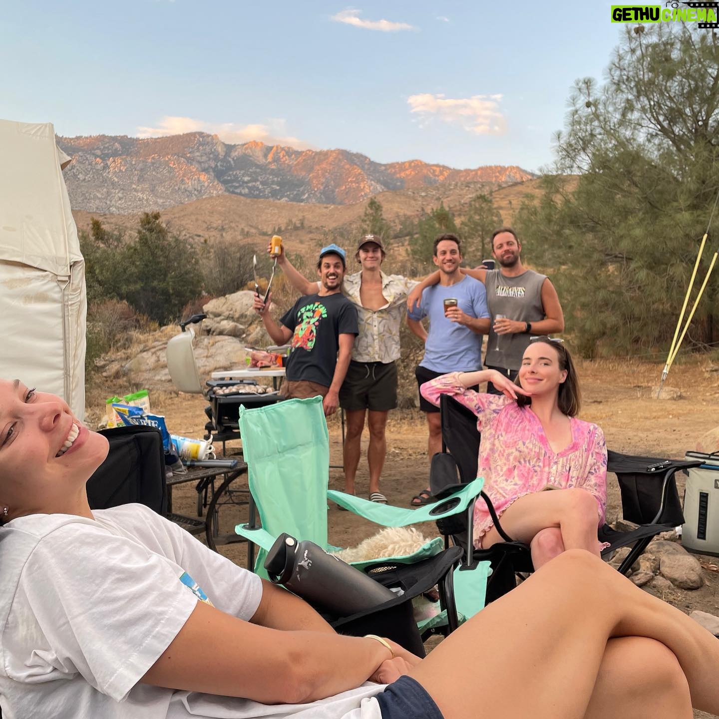 Jessica McNamee Instagram - We went camping. Apart from the dust and the fire ants and the heatwave and the part where we ran out of water… it was overall excellent due to this beautiful river and this rad group of weirdos and the 🍄