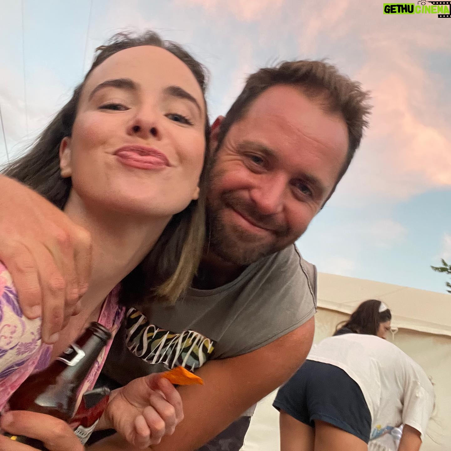 Jessica McNamee Instagram - We went camping. Apart from the dust and the fire ants and the heatwave and the part where we ran out of water… it was overall excellent due to this beautiful river and this rad group of weirdos and the 🍄