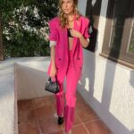 Jessica McNamee Instagram - And a moment for the fit Wearing @philosophyofficial suit @smythebrand @byfar_official @highheelprncess