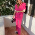 Jessica McNamee Instagram - And a moment for the fit Wearing @philosophyofficial suit @smythebrand @byfar_official @highheelprncess