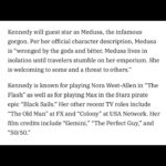 Jessica Parker Kennedy Instagram - 🤩🐍🐍🐍🤩 #PercyJackson #Medusa
