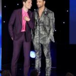 Jessica Parker Kennedy Instagram - Never in my life have I ever been in a room with so many humans that exude pure love. I feel so lucky to have been able to attend the @GLAAD Awards this year. Thank you @RonenRubinstein for taking me as your date. Thank you to @EurekaOhara @BobTheDragQueen and @ItsShangela for epically hosting like the bad bitches that you are! As I have been enamored by the art of drag since I was a child, it took everything in my power not to rush the stage and latch onto the three of you. Thank you to @ZekerChief for proposing to @NicoSantos ON STAGE and exposing me to my first in person proposal! And of course thank you to @SarahKateEllis and @VictoriaAlonzo76 for your ginormous brains, beauty and incredibly inspiring speeches! Humans of the United States Of America, please please do the right thing and vote to pass #TheEqualityAct. People should be able to be safe in all spaces to love who they love and identify how they feel. 🇺🇸❤️🏳️‍🌈 Styling By: @LisaCStyles @LucianaBalderrama @VraiOfficial @TylerEllisOfficial @Grace_Phillips @TildeByMatilde