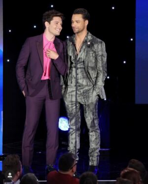 Jessica Parker Kennedy Instagram - Never in my life have I ever been in a room with so many humans that exude pure love. I feel so lucky to have been able to attend the @GLAAD Awards this year. Thank you @RonenRubinstein for taking me as your date. Thank you to @EurekaOhara @BobTheDragQueen and @ItsShangela for epically hosting like the bad bitches that you are! As I have been enamored by the art of drag since I was a child, it took everything in my power not to rush the stage and latch onto the three of you. Thank you to @ZekerChief for proposing to @NicoSantos ON STAGE and exposing me to my first in person proposal! And of course thank you to @SarahKateEllis and @VictoriaAlonzo76 for your ginormous brains, beauty and incredibly inspiring speeches!

Humans of the United States Of America, please please do the right thing and vote to pass #TheEqualityAct. People should be able to be safe in all spaces to love who they love and identify how they feel. 🇺🇸❤️🏳️‍🌈

Styling By:
@LisaCStyles
@LucianaBalderrama
@VraiOfficial
@TylerEllisOfficial
@Grace_Phillips
@TildeByMatilde