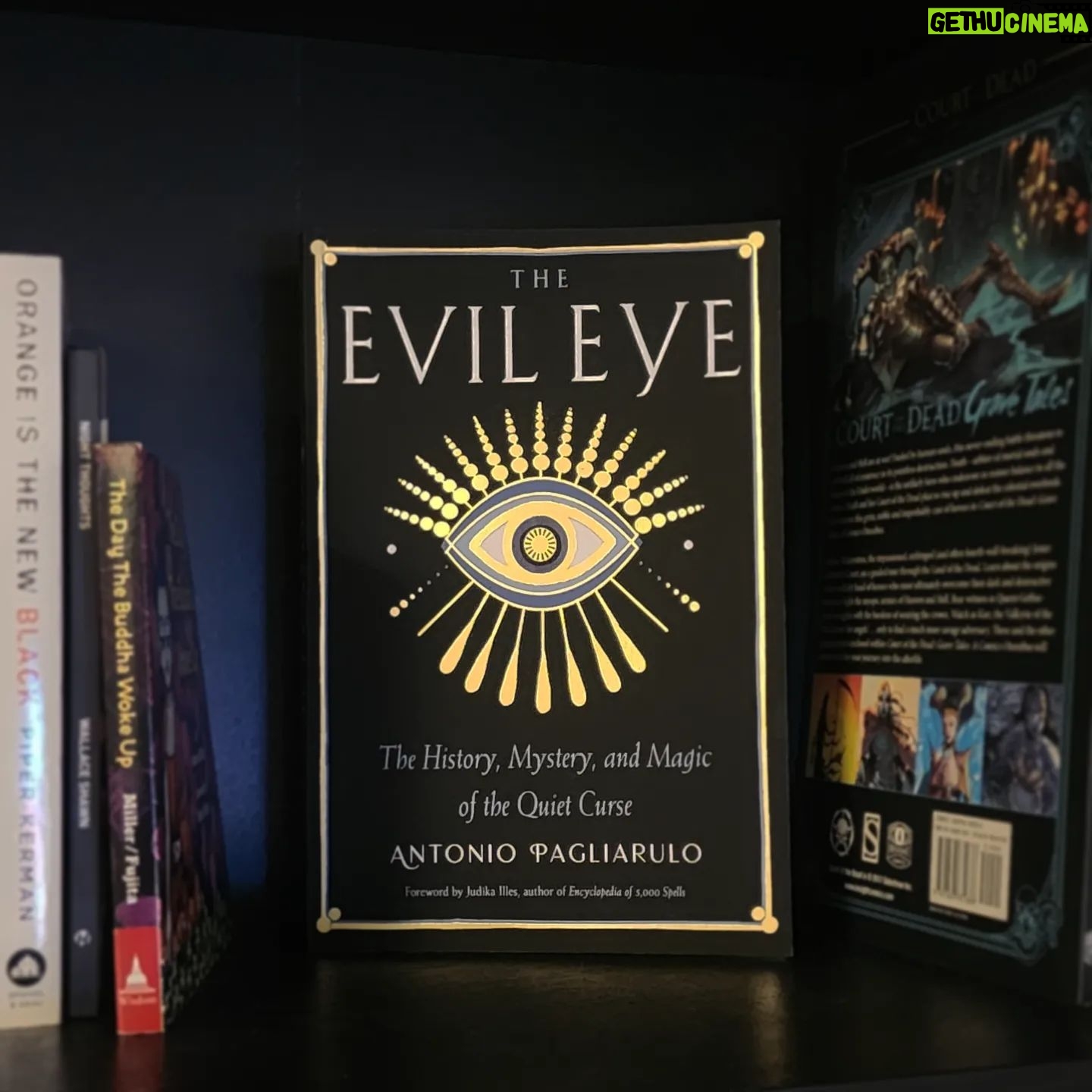 Jessica Pimentel Instagram - So happy to welcome this new book into my new home. Holding the place of honor on my "friends accomplishments shelf" in my library, I couldn't be prouder of my dear friend and fellow darkling Antonio Pagliarulo @mago_antonio_ who wrote a comprehensive study on "The Evil Eye" π§Ώ. It's been a long time coming with years of intense research and training poured into every page. This book will be indispensable addition to your magikal library and will quickly become your go to reference guide in times of need should you choose delve deeper in practice and get in touch with your roots, spirit and the magic that surrounds us. At the very least, learning how to observe the intentions, motivations and emotional energies of others will help us become more in tune with ourselves and help develop priceless intuition and compassion towards the suffering of others as well as our own. π§Ώπ€πΆοΈπ§ππ―οΈπΏπͺ Now available on Amazon!!! AUGURI Antonio! Bravo.