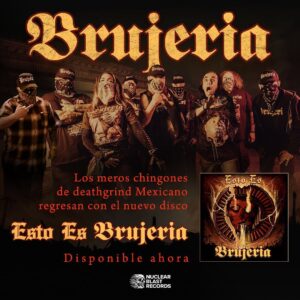 Jessica Pimentel Instagram - El nuevo álbum ESTO ES BRUJERIA ya está disponible!

Escuchen ahora y miren el nuevo video "El Patrón Del Reventón"

Link en el bio ☝️

---

The new album ESTO ES BRUJERIA is out now via @NuclearBlastRecords!

Listen now, pick up your copy and watch the music video for "El Patrón Del Reventón."

Link in bio ☝️

#Brujeria #BrujeriaBand #DeathMetal #Metal #Metaleros #DeathGrind #Grindcore #NuclearBlast #NuclearBlastRecords