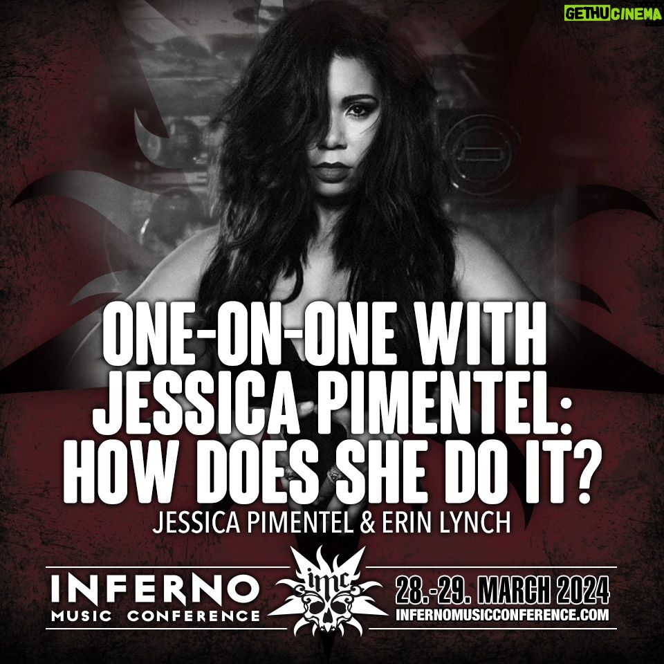 Jessica Pimentel Instagram - Reposted from @infernomusicconference Join us for a chat with Jessica Pimentel (𝘖𝘳𝘢𝘯𝘨𝘦 𝘪𝘴 𝘵𝘩𝘦 𝘕𝘦𝘸 𝘉𝘭𝘢𝘤𝘬, 𝘛𝘩𝘦 𝘏𝘰𝘳𝘳𝘰𝘳 𝘰𝘧 𝘋𝘰𝘭𝘰𝘳𝘦𝘴 𝘙𝘰𝘢𝘤𝘩, Brujeria) as we discuss how following her passions has allowed for her to make her mark successfully across multiple industries that are generally difficult enough to master on their own. We'll cover all aspects of Jessica's impressive career as a musician, actress, spiritualist, and most recently, director and producer. We will also be screening, for the first time ever, a very special preview for her newest short film, which she stars in and executive produces, entitled 𝙃𝙖𝙢𝙢𝙚𝙧 (Or 𝘔𝘢𝘳𝘵𝘪𝘭𝘭𝘰 in its original Spanish) which features Jessica co-voicing Satan (yeah, you read that right) as well as a song from Brujeria (Nuclear Blast Records). Thursday 28. March 15:00 - Room 1 Interviewer: Erin Lynch (FlyingFox, SE) www.infernomusicconference.com