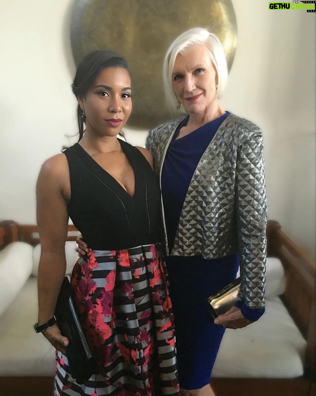 Jessica Pimentel Instagram - Me and @mayemusk at a fashion week event. She gave me some of the greatest advice I've ever gotten in my life.. ever. Is this enough to get my blue check back @twitter ?