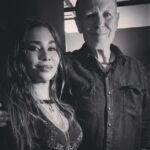 Jessica Pimentel Instagram – Me and the incomparable wizard, Brujo of all brujos, Michael Gira of @swans_official in Brooklyn a few days ago. What an honor finally seeing them again since 2015. 
I’m not sure my ears have fully recovered. My soul definitely hasn’t. I was pretty sure that balcony was going to fall a few times from the sheer power and vibration, intensity and volume of the show. Bravo to you and the whole band. Also lovely seeing my old time friend Chris Pravdica leave it all on the stage as usual. Bravo!! 
Thank you to my wonderful friend @michaelanthonyalago for the experience, the company and the photo, which I was too shy to ask for. 
💀🖤🦢🖤🦢🖤💀
#swans #michaelgira #earplugs