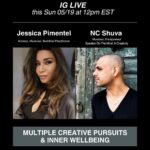 Jessica Pimentel Instagram - We'll talk about what it takes to have multiple successful creative pursuits (film, music) while avoiding the pitfalls of the chase, "artistic suffering" & cultivating inner wellbeing. #iglive #wellness #mentalhealth #meditation