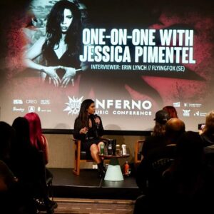 Jessica Pimentel Instagram - Thank you to the awesome group of people that attended the @infernomusicconference panel today. Your questions were quite insightful and it was lovely chatting with you all. Big kudos to Moderator @erinflyingfox Lynch for making this meeting as smooth as butter. And thank you to the other wonderful interviewers I had the honor of talking with after the panel. I really had a blast today. Tomorrow... We rage!!! 

#ididit 
#howdoesshedoit 
@infernofestivalnorway