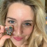 Jessica Rothe Instagram - Last night a fully painted GROCK (a warrior tortle who worships Dwayne “The Rock” Johnson- obvi 🐢🗡😂) made his debut in our D&D game. I’m obsessed. Thanks to @eclem for the model, for convincing me to paint him, and to @zach.rothenberg and @laure_mew for my new dice swaggggg ❤️🤓 #dnd #therock #paintingfigurines