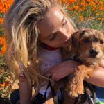 Jessica Rothe Instagram - SUPER BLOOM 🌼🌼🌼 Truly one of the most amazing things I have ever seen. Thank you thank you thank you @alimerlina and @allieveneris (and of course Harvey and Otis 🐶 ) for helping me finally check this off the bucket list. (P.S. No poppies were harmed in the taking of these photos ❤️. If you decide to celebrate the superbloom (which I HIGHLY recommend) just be sure to help protect the flowers and the bloom for years to come by staying on the trails 😘) #superbloom2019 #bucketlist #californiapoppies #nofilter