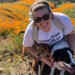 Jessica Rothe Instagram - SUPER BLOOM 🌼🌼🌼 Truly one of the most amazing things I have ever seen. Thank you thank you thank you @alimerlina and @allieveneris (and of course Harvey and Otis 🐶 ) for helping me finally check this off the bucket list. (P.S. No poppies were harmed in the taking of these photos ❤️. If you decide to celebrate the superbloom (which I HIGHLY recommend) just be sure to help protect the flowers and the bloom for years to come by staying on the trails 😘) #superbloom2019 #bucketlist #californiapoppies #nofilter