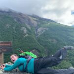 Jessica Rothe Instagram - 5 days of trekking, no cell phone service, and vistas photos just can’t do justice. Patagonia you have my heart. Thanks for starting 2020 off with a bang.