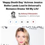 Jessica Rothe Instagram - 💕🥳💕 This is such a special project and I am in awe of the remarkable team that is already assembled. Thank you so much to everyone who made this possible. BEYOND excited for this one 💕🥳💕