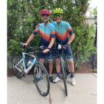 Jessica Rothe Instagram - This weekend my absolutely amazing, totally insane father @rothensteve will begin biking across America with @mountaingoats_raam2021 raising money for the wonderful @hi5sfoundation His 4 person team will bike 3,069 miles across 12 states and gain a total of 175,000 feet of elevation climb IN SEVEN DAYS (like I said. He’s insane). So. If you see an older gentleman biking with a sleep deprived, crazed look in his eye this coming week, please offer a friendly wave. Beyond proud of you dad. You continually amaze me. GIVE EM HELL! 🚴 ❤️ To help support and donate visit https://highfivesfoundation.org/race-across-america-2021/ (link also in bio) @raceacrossamerica