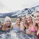 Jessica Stroup Instagram - I can’t remember the last time I’ve laughed so much… or been so sore. Jackson Hole my best friends from home, you were everything my soul needed. 🥰🤘🏻