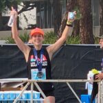Jessica Stroup Instagram - Wow. What an emotional day. I knew I’d probably cry out of sheer exhaustion but I was flooded with so much joy, so much pride, so much gratitude and SO MUCH RELIEF that I’m still blurry eyed today. After training 18 weeks with a goal of finishing the @lamarathon in under 4 hours, seeing that clock say 3:41:44 was nearly unbelievable. Huge thanks to my friends and family who came out to support me, whether in person or in their energy. I love you. You believed in me when I doubted it all and for that I am forever grateful. — PHOTOS (1) On the phone with my dad sharing the good news. (2) Pumped to be rounding the corner on Mile 15. (3) Ridiculously nervous but feeling strong early before the start. (4) Being consoled after finishing. Ouch. (5) Bursting into tears right after crossing finish line. (6) 🥳 Also, shout out to @becsgentry for being an incredible inspiration to me. 😭😝💪🏻 #strongwomen