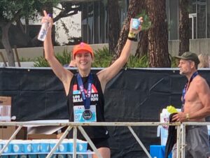 Jessica Stroup Instagram - Wow. What an emotional day. I knew I’d probably cry out of sheer exhaustion but I was flooded with so much joy, so much pride, so much gratitude and SO MUCH RELIEF that I’m still blurry eyed today. After training 18 weeks with a goal of finishing the @lamarathon in under 4 hours, seeing that clock say 3:41:44 was nearly unbelievable. Huge thanks to my friends and family who came out to support me, whether in person or in their energy. I love you. You believed in me when I doubted it all and for that I am forever grateful. — PHOTOS (1) On the phone with my dad sharing the good news. (2) Pumped to be rounding the corner on Mile 15. (3) Ridiculously nervous but feeling strong early before the start. (4) Being consoled after finishing. Ouch. (5) Bursting into tears right after crossing finish line. (6) 🥳  Also, shout out to @becsgentry for being an incredible inspiration to me. 😭😝💪🏻 #strongwomen