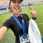Jessica Stroup Instagram - Yeeeehaw. LA Rose Bowl Half Marathon in the bag baby! Well done to everyone who showed up this morning. Next stop, LA Marathon Nov 7!!!