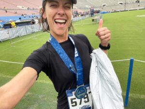 Jessica Stroup Instagram - Yeeeehaw. LA Rose Bowl Half Marathon in the bag baby! Well done to everyone who showed up this morning. Next stop, LA Marathon Nov 7!!!