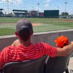 Jessica Stroup Instagram - Big bro threw out the first pitch at the Clemson baseball game yesterday and I got to relive my childhood spent running around baseball fields trying to catch fly balls in 94 degree heat.