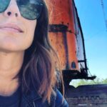 Jessica Stroup Instagram – Tractor trucks and wide open fields. Feels so good to work in the south. 😎