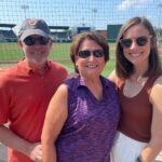 Jessica Stroup Instagram - Big bro threw out the first pitch at the Clemson baseball game yesterday and I got to relive my childhood spent running around baseball fields trying to catch fly balls in 94 degree heat.