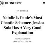 Jessica Sula Instagram - I had the loveliest time chatting to @_arianaromero from @refinery29 about fast and furious, my gorge mum and Panic. Link in bio. 🛑 spoilers ahead.