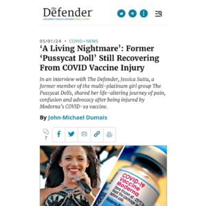 Jessica Sutta Instagram - Thank you to John-Michael Dumais at Children’s Health Defense for this interview. To my fellow injured & bereaved I love you and I won’t back down. And to the ones still asleep this is for you…”When people actually realize the severity of it and how many of us there are, that’s not going to be a good thing for society,” she said. “People are going to go through grief and anger and then feeling really bad that they didn’t do something sooner.”

Full interview in my stories. 💜⚔️🔥🇺🇸