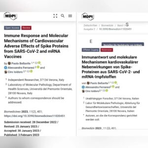 Jessica Sutta Instagram - #spikehypothesis !
Der Toxizität des Spikeproteins muss dringend nachgegangen werden ! Siehe Seite 2 !
https://www.mdpi.com/2227-9059/11/2/451?fbclid=PAAaYn-Tb8tYDyxNeDFXIR7C_wx5TPNpFTXzkFjvtZsGXrBsGgvQlpCwRjC0Y
#longcovid #Postvac #spike #Spikeprotein