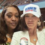 Jessica Sutta Instagram - Never been a political person until my health was ripped from me. Finally after 3 years I have a diagnosis and it’s vac***** induced Lupus. It’s taught me to stand for what’s right for humanity & do what I can to stop this from happening to anyone else. Sorry to disappoint but I will not back down. I Def did not feel good yesterday as my body was in a lupus flare but it was beautiful for my soul to be apart of history. Proud to know @theangiestanton who did incredible yesterday!! Nicole Shanahan is gonna make a perfect VP. Her goal is to end the epidemic for chronic illness amongst our youth. Let’s GO! 🙏🏻❤️🇺🇸#kennedyshanahan24 #healthedivide #rfkjr2024 #healamerica