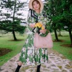 Jessica Veranda Tanumihardja Instagram - It all started with stepping out of my comfort bubble☘️🤍 . @katespadeny @kanmogroup.fashion #kadespadeny