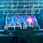 Jessica Veranda Tanumihardja Instagram - Siapa yang sangka bisa acara off air dengan seifuku dan teman seperjuangan lagi? Thank you @synchronizefest 💙 📸: @jkt48 @rezzahabibie