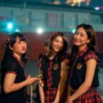 Jessica Veranda Tanumihardja Instagram - Siapa yang sangka bisa acara off air dengan seifuku dan teman seperjuangan lagi? Thank you @synchronizefest 💙 📸: @jkt48 @rezzahabibie