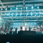Jessica Veranda Tanumihardja Instagram - Siapa yang sangka bisa acara off air dengan seifuku dan teman seperjuangan lagi? Thank you @synchronizefest 💙 📸: @jkt48 @rezzahabibie