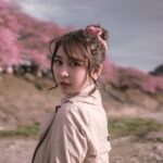 Jessica Veranda Tanumihardja Instagram – Di saat kelopak bunga sakura bermekaran..
.
.
.
📸: @nikita.rosalini