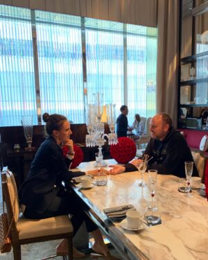 Jessica Versteeg Instagram - Loved listening to Joseph Lubin as he brought us to year 2047. Fascinating keynote 👏🏽
#nycblockchainweek was filled with so many amazing people with brilliant ideas! I really can’t wait to see this evolve over the next 5-10 years! I also look forward to my after conference dinner dates with the man that has encouraged each to keep fighting the good fight and to keep growing in many ways!